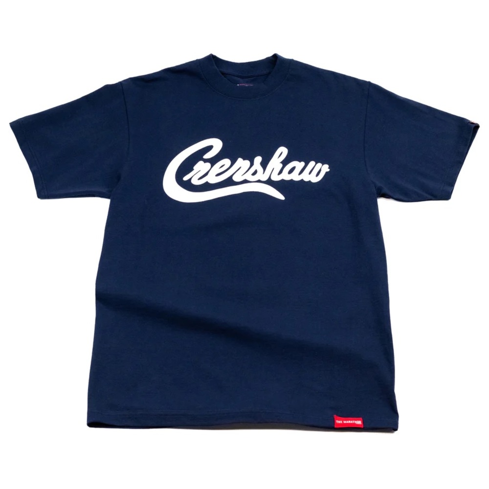 CRENSHAW T-SHIRT NAVY/WHITE
